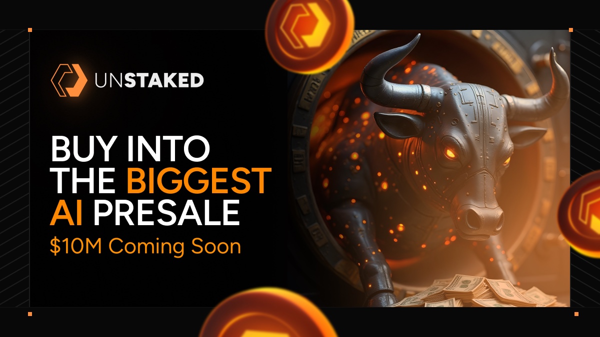 Massive $1M Giveaway: Unstaked’s AI Agents & $9.2M Presale Power Ahead While TON Stabilizes and XMR Holds Support